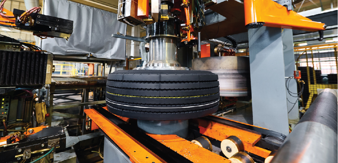 Image of tyre manufacturing process